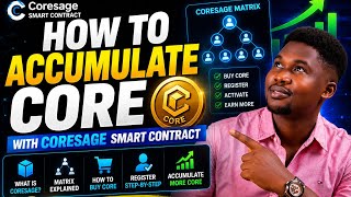 How to Register on Coresage and Start Accumulating CORE