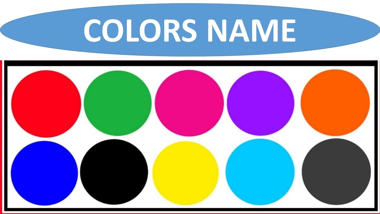 Learns colors| Colors name | Write color name | colour Name in English ...