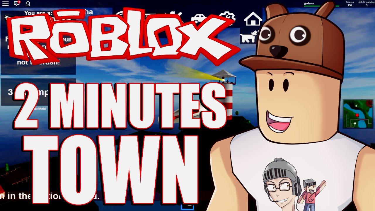 Roblox Trabalhando Em 2 Minutos 2 Minutes Town YouTube 