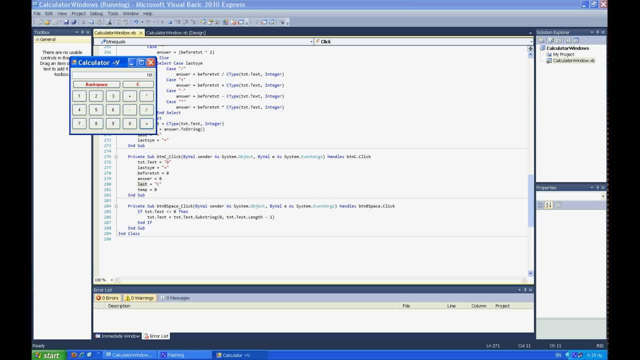 calculator-program-visual-basic-youtube