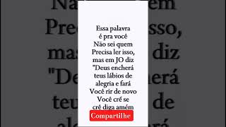 Deus Encherá Teu Coração De Alegria Creia ,Receba O Milagre