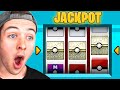 Spinning SLOT MACHINE To Get GOD POKEMON LUCKY BLOCKS in MINECRAFT