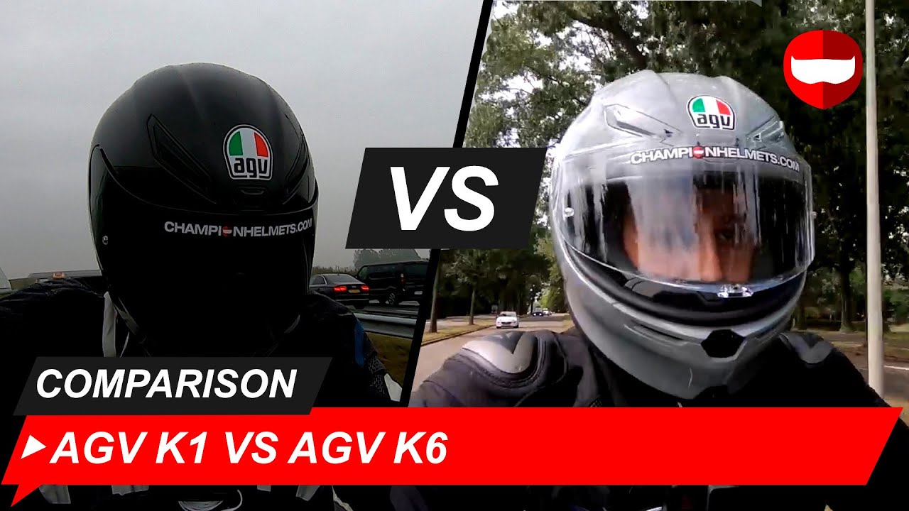 AGV K1 vs AGV K6- Review & Road-test - Champion Helmets 