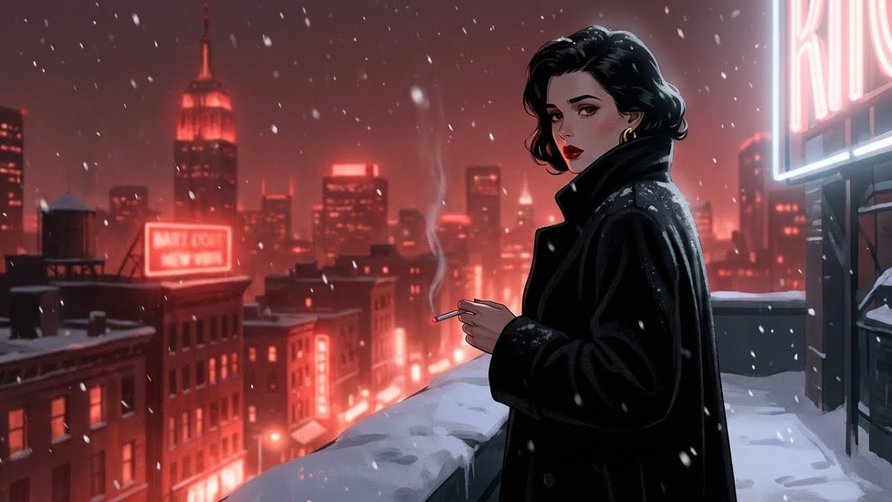 Retro Streets🎷 Quiet Thoughts Beneath a Soft Sax —jazz 1930s