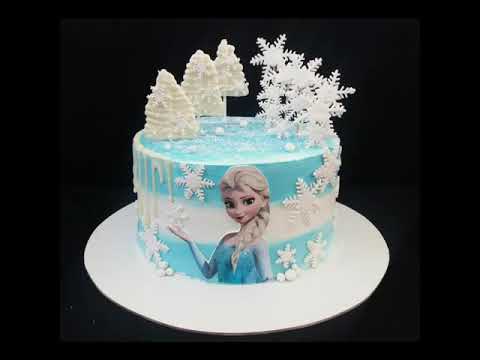 Bánh Sinh Nhật Công Chúa Elsa Màu Hồng - Bánh sinh nhật Elsa công chúa mới và đẹp nhật Lambanhngon.com