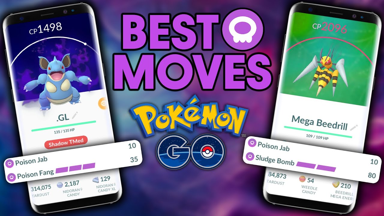 BEST *POISON TYPE* MOVES in POKEMON GO - YouTube