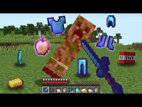 Minecraft UHC but mobs drop OP ITEMS.