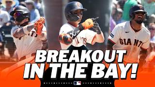 Jung Hoo Lee's TWO-RUN DOUBLE caps off a SEVEN-RUN 6th INNING for the Giants! 💪😮 | MLB Highlights