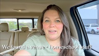 We found a venue + what we're using for homeschool this year