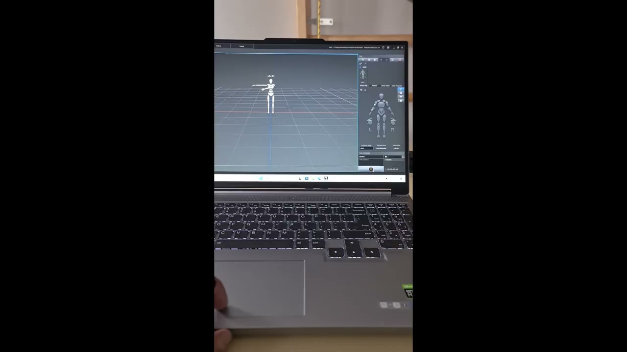 pierwsze uruchomienie Perception Neuron 3/Axis Studio - test 3 czujników