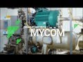 Обслуживание аммиачного чиллера. Ремонт винтового компрессора Mycom (Майком) / Repair and service