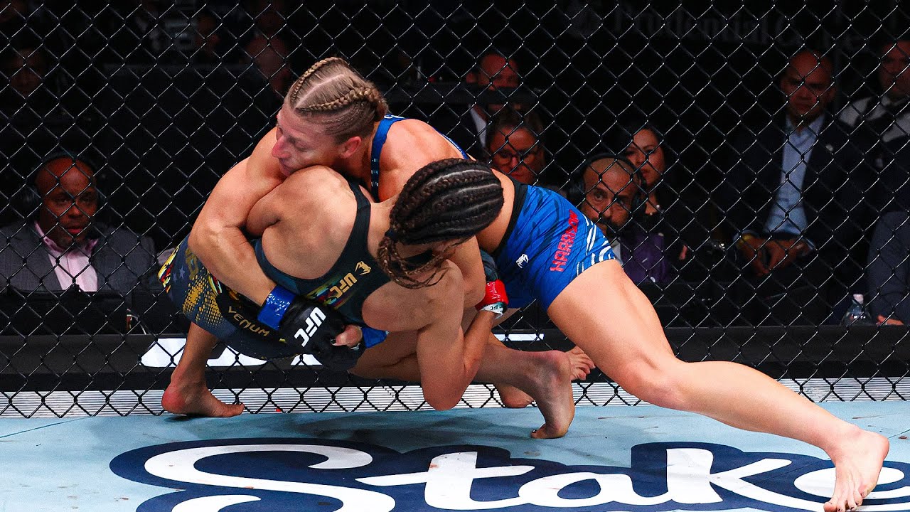 Kayla Harrison SUBMITS Julianna Peña In The Second Round! 🚨