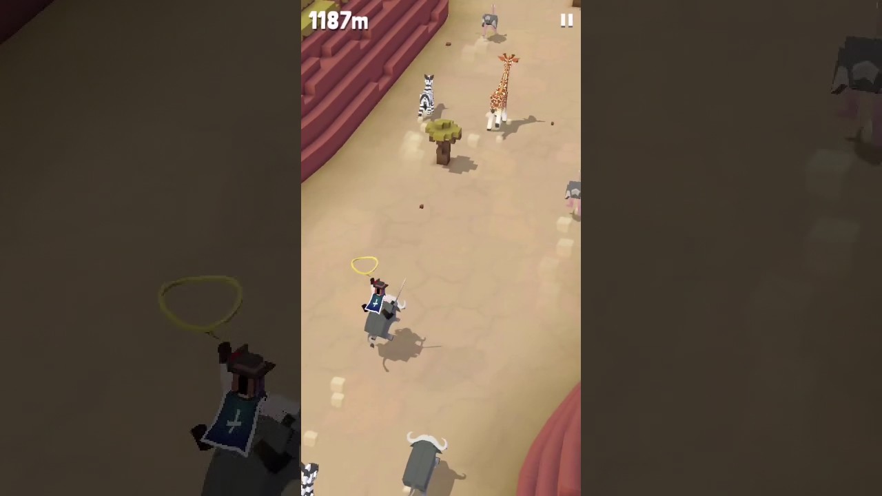 Stampede taming a tiger