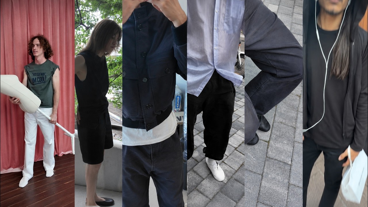 자기가 만든옷 입고 다니는 사람들