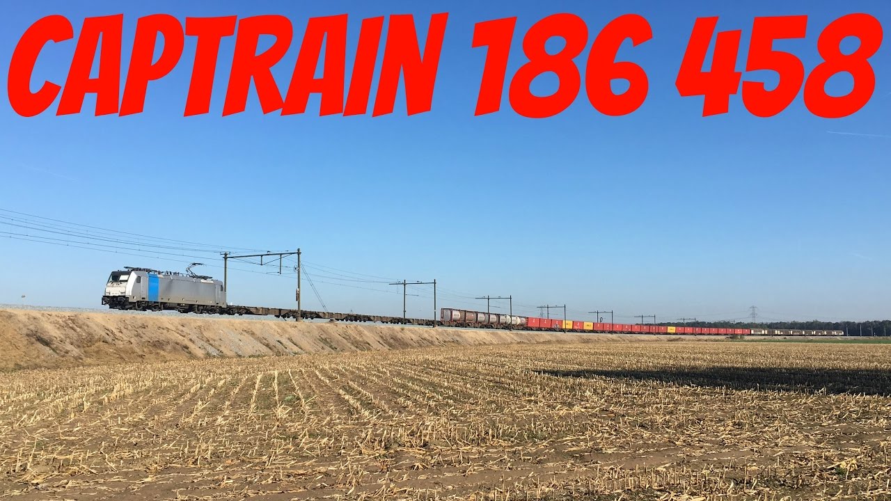 Captrain 186 458 komt met de Nosta shuttle door Niftrik!