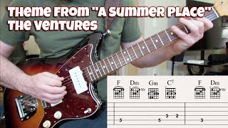 Theme from "A Summer Place" (The Ventures) chords