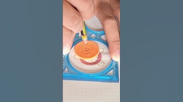 PERFECT RED AND GOLD SPIROGRAPH #23