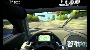 Need for Speed SHIFT 2 Unleashed - Bugatti Veyron top speed, 390 km/h