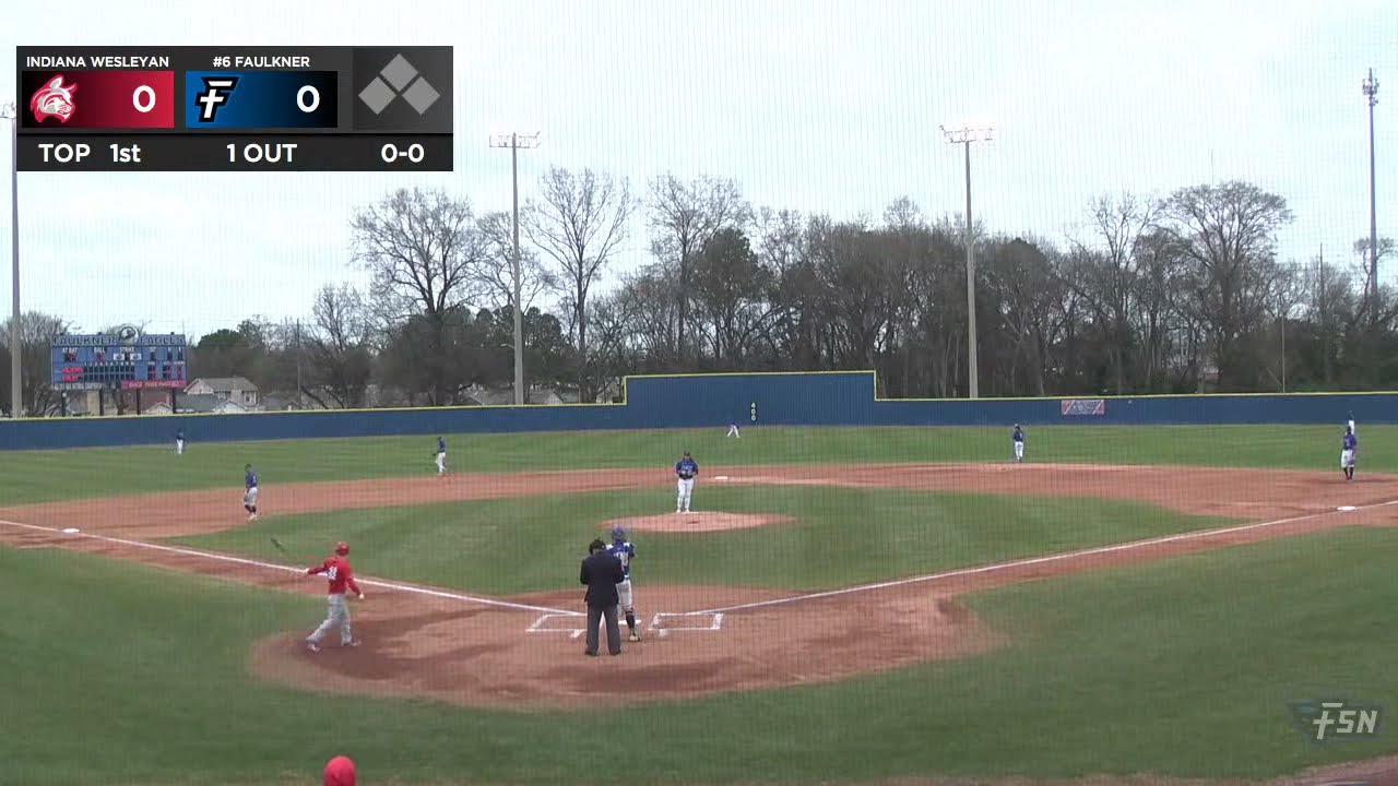 6 Faulkner vs. 15 Indiana Wesleyan (Baseball) YouTube