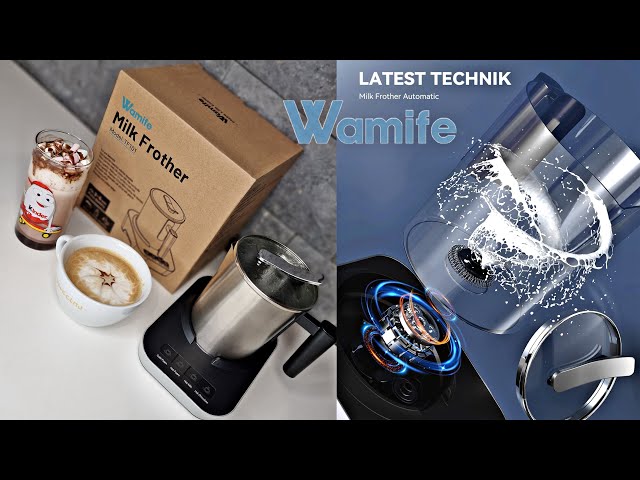 4 in 1 Wamife Electric Milk Frother Machine