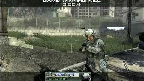 Modern Warfare 2: Funny Game Winning Kill Cam