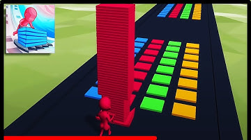 STACK COLORS! game HIGH SCORE 😱👸🌈 Gameplay All Levels Walkthrough iOS, Android New Game Full Levels