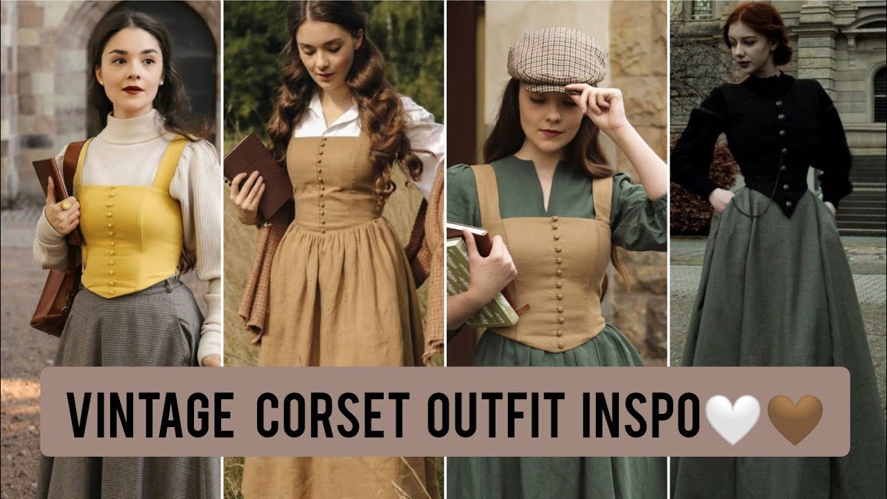 Vintage corset outfit inspo ideas for Girls