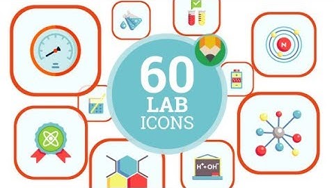 Icons Pack Professor Scientist Lab Flat Animated Icons by animated-icons | After Effects Template