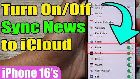 💡How to Turn On/Off Sync News to iCloud on iPhone 16/16 Pro Max/iOS 18