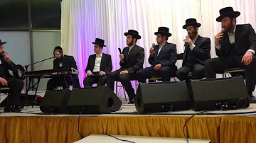 Motty Ilowitz Behar Hamoriah With Motty Houchberg and Chior at Mesivte Dinner In London