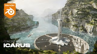 Icarus | Concept Art | Blender 4.3