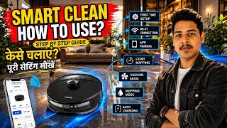 How to Use? Smart Clean Home Mopping Pro S2 |Full Setup Guide in Hindi | Eureka Forbes Robot Vacuum screenshot 5