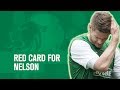 Michael nelson sees red for hibernian