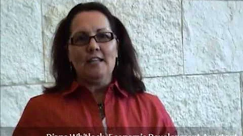 Diane Whitlock, Economic Development Assistant, Ga...