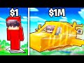 $1 vs $1,000,000 Plane in Minecraft!