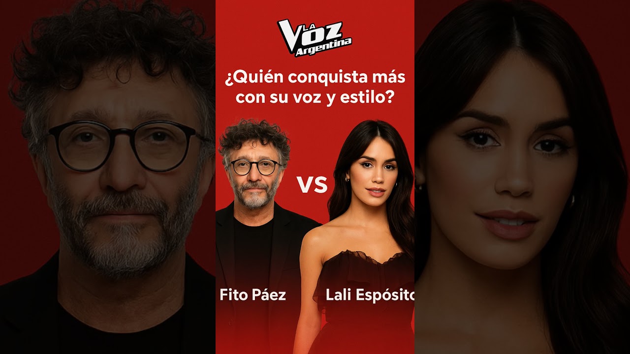 ¿Quién conquista más con su voz y estilo? 🎤✨ Fito Páezvs🌟 Lali Espósito