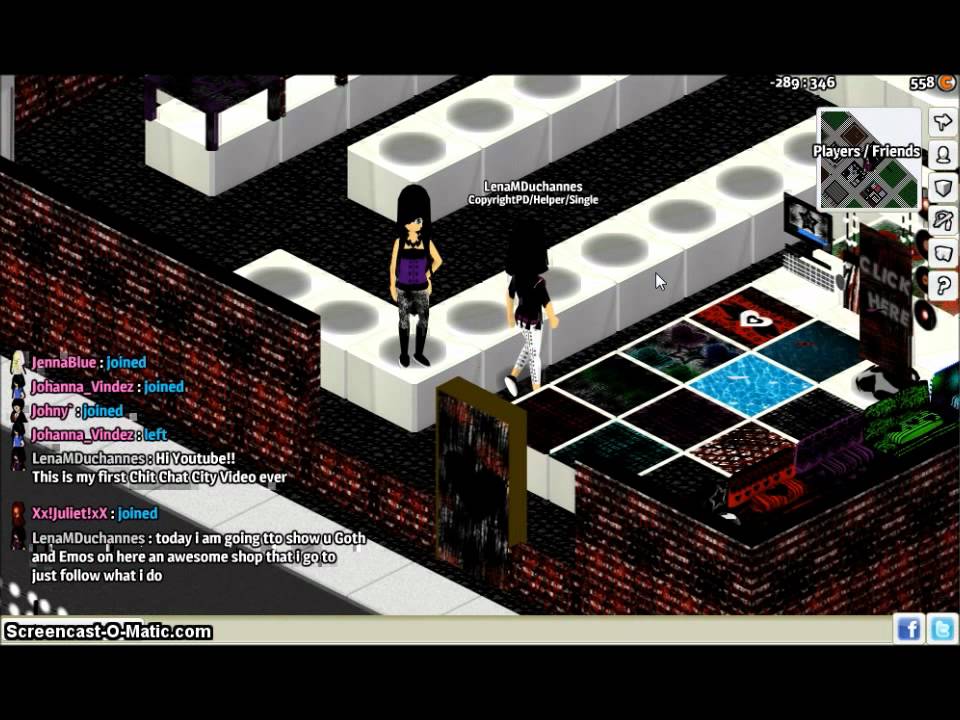 Goth and emo store on Chit Chat City YouTube