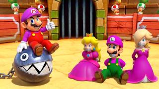 Super Mario Party - All Minigames with Bubble Outfits! Mario Vs Luigi Vs Peach Vs Rosalina screenshot 3