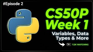 I Learned Python Variables & Data Types CS50P Week 1 | CodedChapter EP.02 Net Worth
