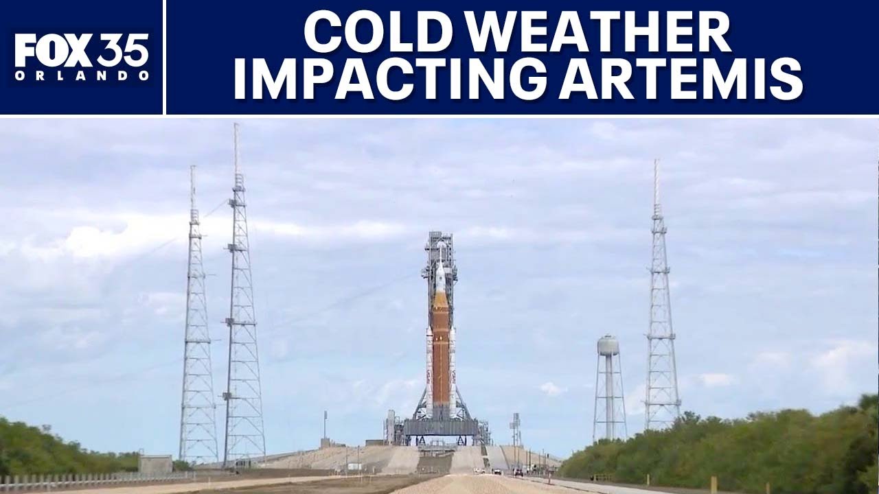 Cold snap forces NASA to scrub Artemis II rehearsal, delays launch