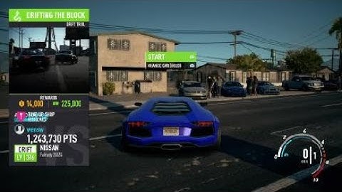 Need for Speed™ Payback Drift 1 million points Lamborghini aventador