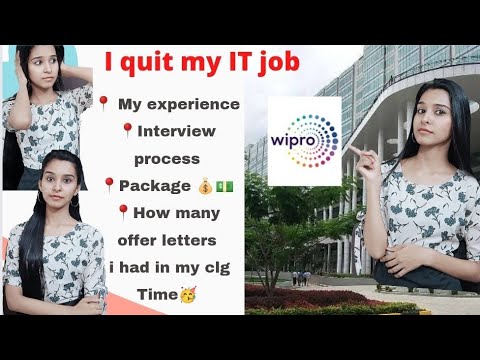 ?I Quit My Wipro IT Job || What I do next?|| Interview process, I had 7 offer letters? || Experience