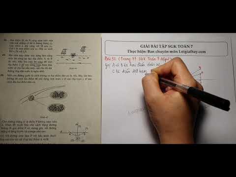 Video Giải bài 50 trang 77 SGK Toán 7 tập 2 - youtube
