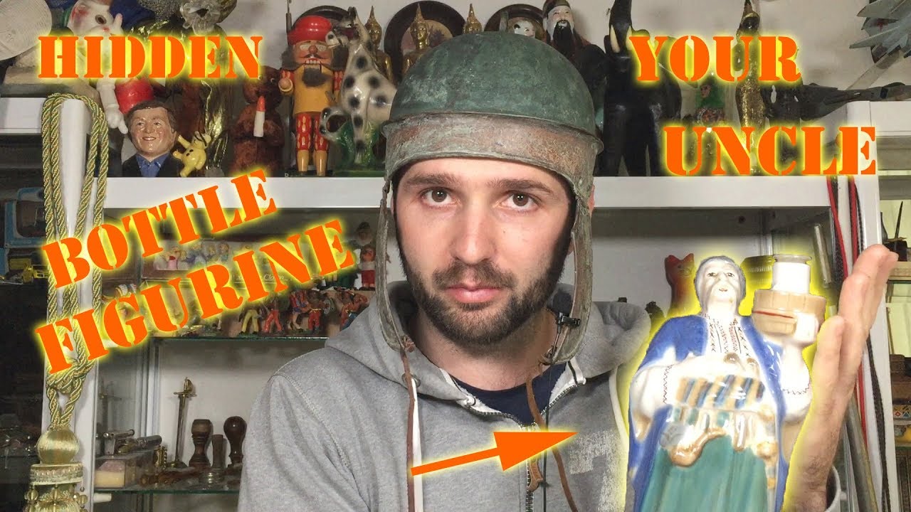 Antique Porcelain HIDDEN ALCOHOL Bottle Figurine ! YouTube