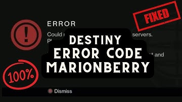 Destiny error code marionberry #marionberry OCT 2023