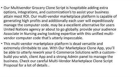 MULTI VENDOR GROCERY SCRIPT
