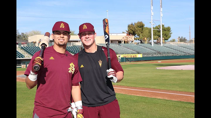 Arizona State's Carter Aldrete and Spencer Torkels...