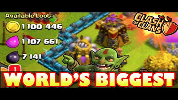 Biggest Raid in Clash of Clans HISTORY 6 MILLION Resources Loot In About 3 minutes Farming Strategy