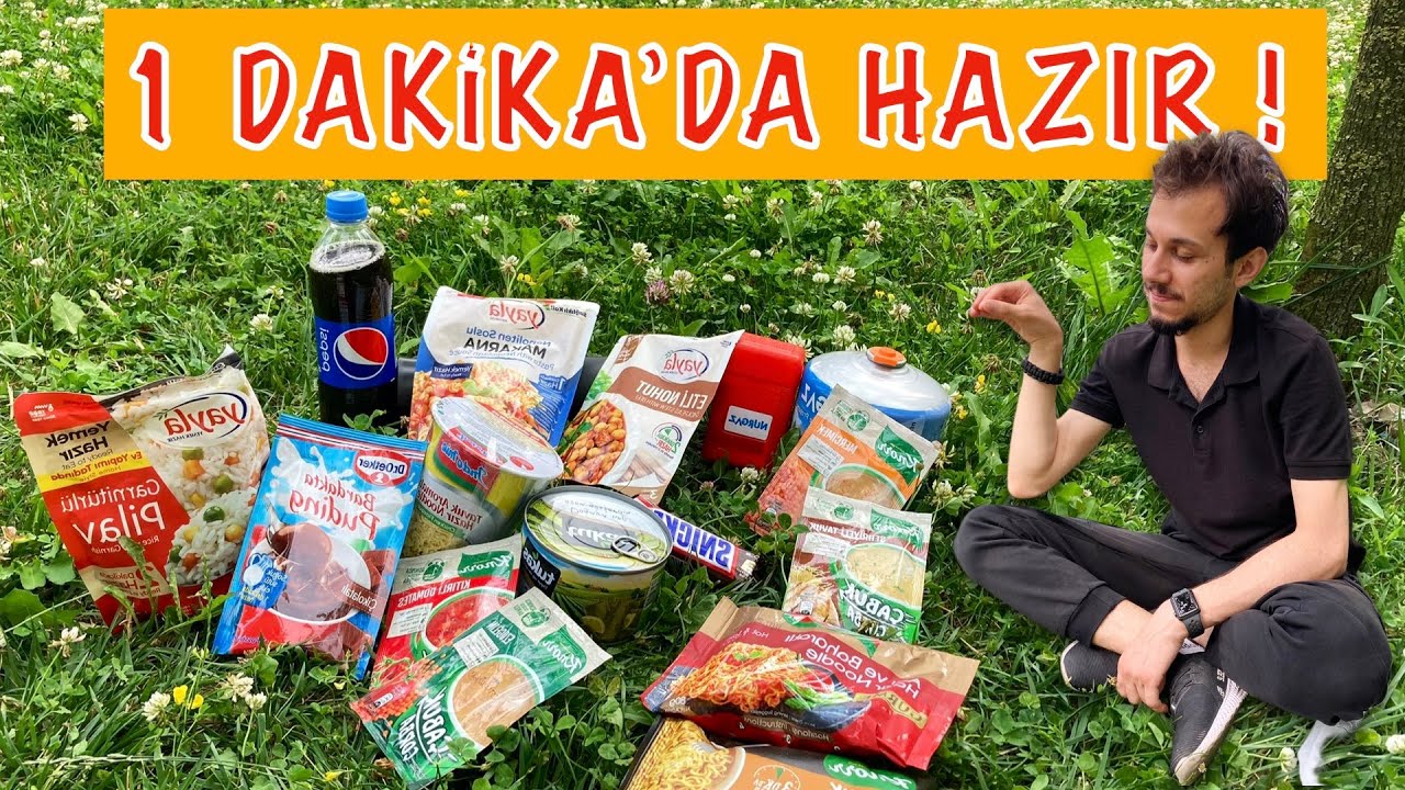 HAZIR KAMP YEMEKLERİ | Gezginlerin Kullandığı PRATİK Yemekler /11