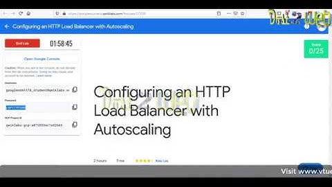 Configuring an HTTP Load Balancer with Autoscaling Hands-on QwikLabs | NPTL | Coursera | GCP